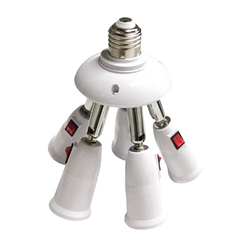 E27 Xvb^[ 2/3/4/5 wbh LED dx[X\ȃCgz_[A_v^[\PbgRo[^[ƖANZT[\PbgRo[^[dA_v^[