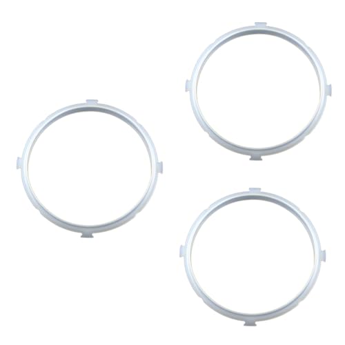 Ciieeo 3 piezas de anillo de sellado para olla a presión eléctrica, repuestos a prueba de fugas miniatura 1