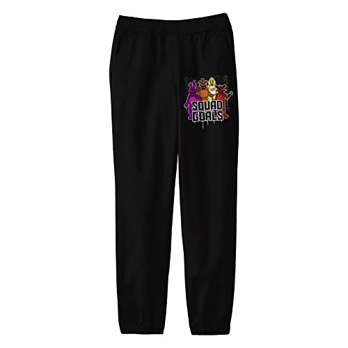 Five Nights at Freddy's Squad Goals Youth Black Drawstring Sweats