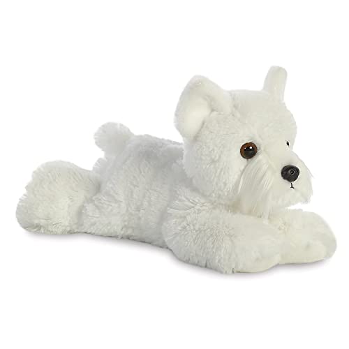 Aurora, 31768, Mini Flopsies Chien Westie, 20 cm, Peluche, Blanc
