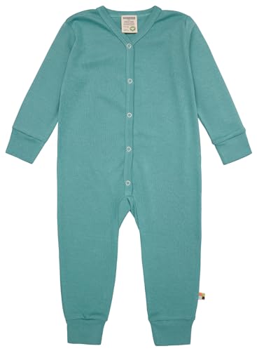 loud + proud Kinder Schlafoverall Uni aus Feinripp aus Bio...