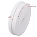 3/4'' Width x 10Meters Length White Sew On Hook and Loop Tape Fastening Nylon Fabric Tape (White, 3/4 Inch x 10 Meters)