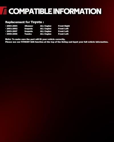 Image of Torchbeam Front Brake Caliper for Toyota 2000-2006 Tundra, Toyota 2001-2007 Sequoia, Toyota 2003-2005 4Runner, Front Left or Front Right Caliper Replace # 192712