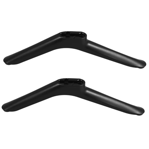 Amosfun Supporto Tv Da Tavolo 32 Pollici Base Porta Tv Stabile e Facile Da Installare Per Soggiorno Hotel e Ufficio Set Da 2 Pezzi