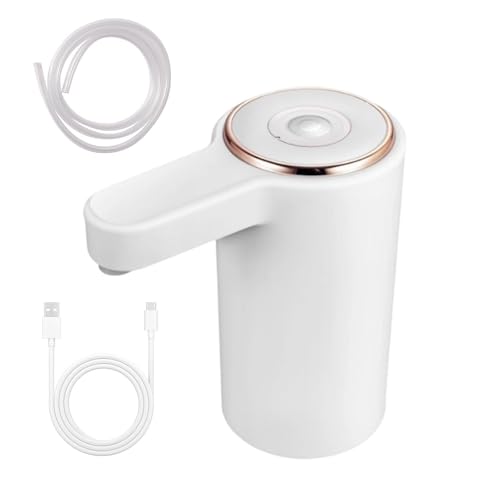 Nexusectar Dispensador de botellas de agua, con manguera silenciosa, dispensador de agua, bomba eléctrica para botella de agua, jarra embotellada, hogar, cocina, sala de estar, apartamento, dormitorio