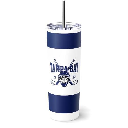 Image of ANTKING Tampa Bay Tumbler 20oz Travel Mug Custom Name Number Gifts | Stainless Steel Insulated Coffee Cup for Men Women