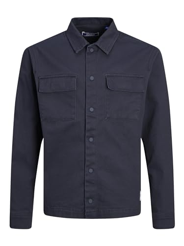 JACK & JONES Jungen Jjeon Overshirt Ls Noos Jnr Hemd, Navy Blazer, 152
