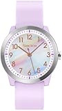 SOCICO Kids Watch Analogue, 5ATM/50M Waterproof Wrist Watch Children Girls Boys Teenagers Easy Read Kids Quartz Minimalist Watches for 8-18 Years (PurpleRainbow)