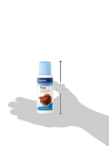 Image of Aqueon Betta Bowl Plus Water Conditioner Neutralizes Chlorine and Ammonia for Betta Fish Tanks - 4 Ounces (Pack of 2)