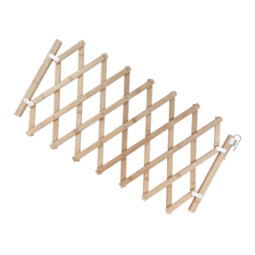 COLLBATH Wooden Pet Safety Gate Protector for Doorways Creative Dog Protection Fence for Indoor Outdoor Use Sturdy Wooden Pet Fence for Hallways and Stairs