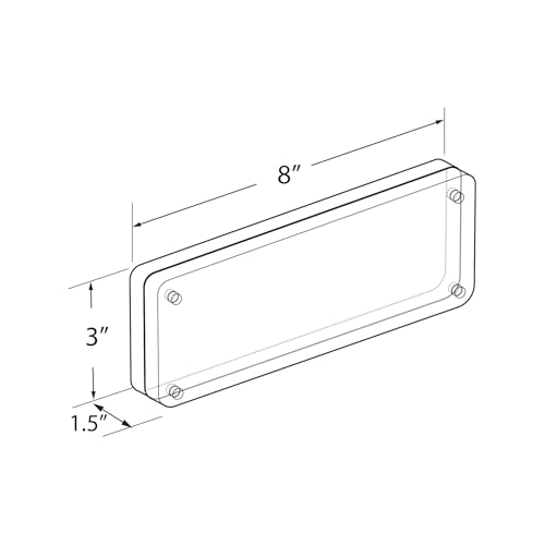 Cadre acrylique double face vertical ou horizontal Azar Displays - 3