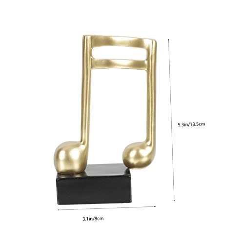 Toddmomy troféu de musica troféu de resina sintética presentes para adolescentes Troféu de música De