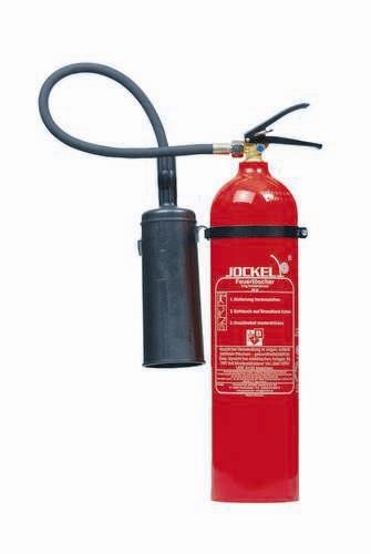 Jockel Extincteur k2aj Extincteur, 2 kg de dioxyde de carbone CO2,