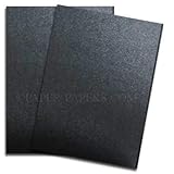 Shine ONYX - Shimmer Metallic Card Stock Paper - 8.5 x 11 - 107lb Cover (290gsm) - 25 PK