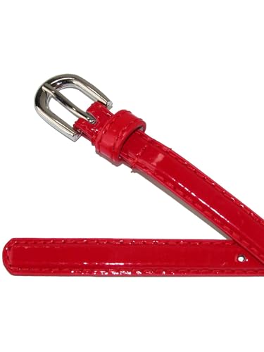 CTM Kid's 1/2 Inch Skinny Dress Belt4