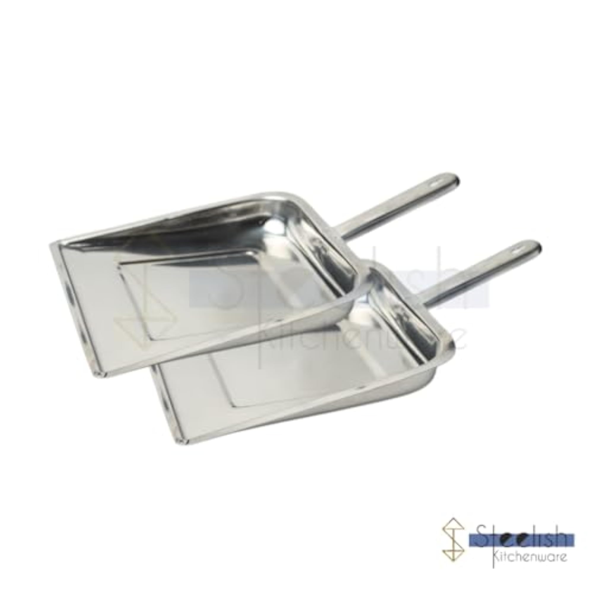 Stainless Steel Dustpan (Supdi) - Pack of 2