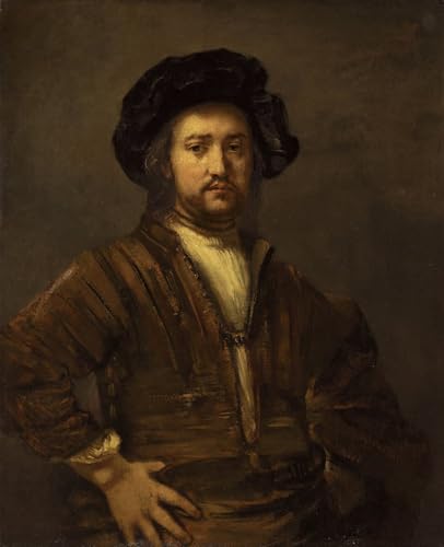 Art Mural Rembrandt Portrait d'un homme | Toile de Peinture Premium 60x90