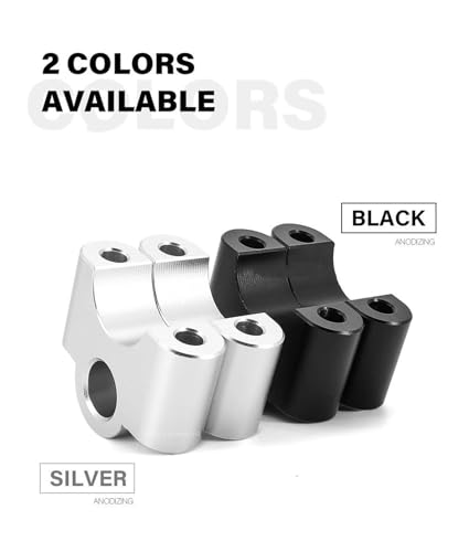 Elevador de manillar para BMW R1200GS y R1250GS LC ADV, adaptador negro de extensión 3