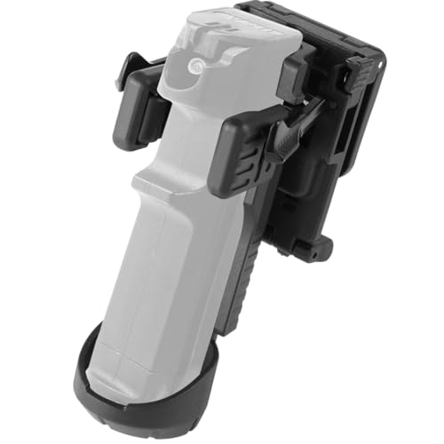 LUMINFLY Lightweight Plastic Steel Pepper Spray Holder with Detachable Back Clip, Quick Release Oc Spray Holster, Adjustable Quick Draw Oc Spray Pouch Carry Case for Duty Belt & Molle Vest