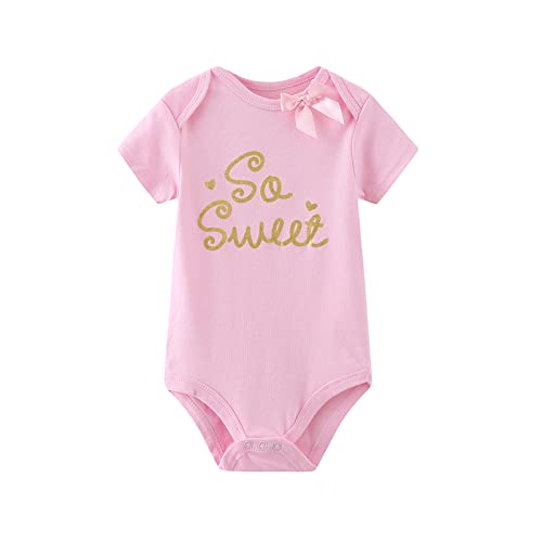 Baby Bodysuit Short Sleeve one-Piece Newborn Baby Clothes for Baby Boy and Girls3