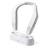 サンワダイレクト 手元スピーカー テレビ用 ワイヤレス ネックスピーカー 簡単接続 最大10時間再生 充電式 400-SP096