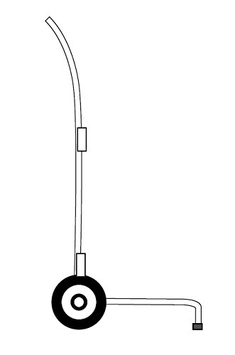 Náyade System Street Cleaning Cart-Eco - Carro de Limpieza viaria + Cubo y Tapa 100 Lt.