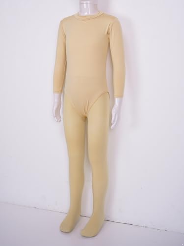 Girls 2piece Ballet Dance Winter Thermal Underwear Set Long Sleeve Gymnastics Dance Unitards With Pantyhose Set Mock Neck 7-8 Years3