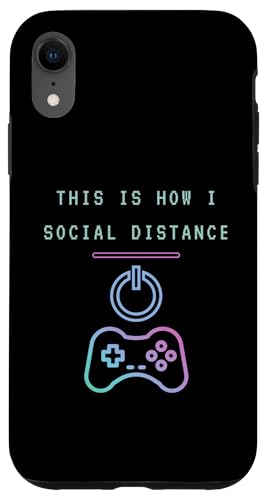 This Is How I Social Distance Funny Console Gamer Controller �X�}�z�P�[�X iPhone XR �p