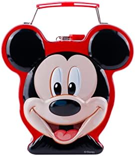 SKI Homeware Metal Coin Bank for Kids with Lock & Key (Mickey)