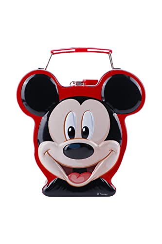 SKI Homeware Metal Coin Bank for Kids with Lock & Key (Mickey)
