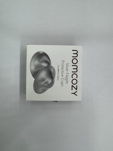 Image of Premium 999 Silver Nursing Cups – Breathable XXL Nipple Shields for Breastfeeding