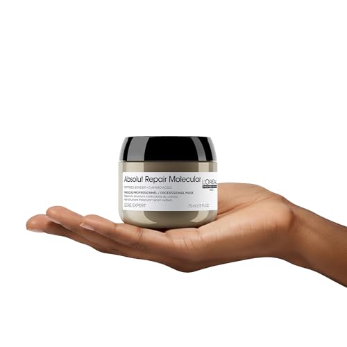 Miniatura 4 de L'Oréal Professionnel Absolut Repair Molecular, Mascarilla Pelo Viaje 75ml