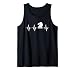 Herzfrequenz Schachfigur Schachspieler Herzschlag Pulslinie Tank Top