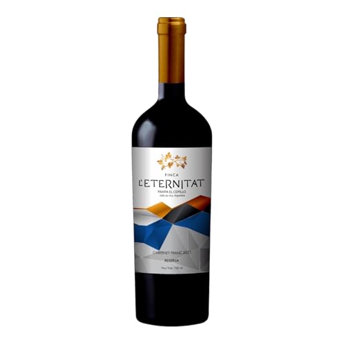 Finca L'ETERNITAT Reserva vino tinto Cabernet Franc argentino de la provincia de Mendoza. Cosecha 2021