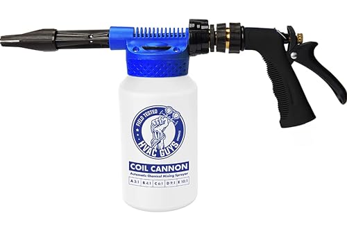 hvac guys coil cannon cleaner mixing sprayer for air conditioner and refrigeration coil cleaner dilution ratios - 2-qt. size - works with other cleaners calling for higher dilution ratios