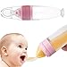 Jimtuze Quetschflasche mit Löffel - Futterautomat für Babynahrung | Silikon-Babynahrungs-Spenderlöffel Squeeze Feeder mit Löffel, Babylöffel-Futterflasche für Babys