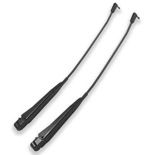 RigidWire 1 Pair Windshield Wiper Arm kit Noiseless Rust Compatible with Ford 1980-1983 F100 1980-1996 F150 F-Super Duty 1980-1997 F250 F350 Replace OE 42847 E4TZ 17526-C E7TZ 17526-B