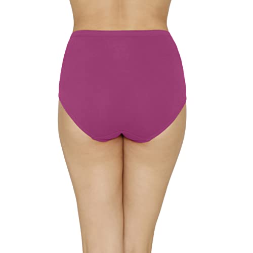 Image of Amante Solid High Rise Full Coverage Full Brief Panties (Pack of 3)