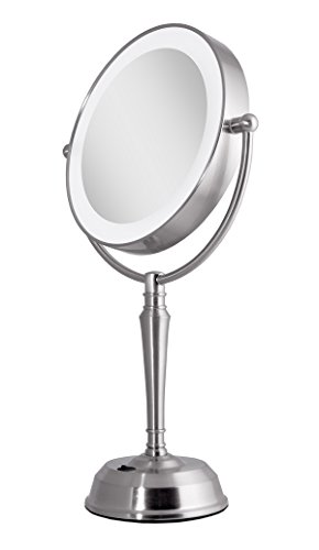 Zadro LURV410 LED Lighted Vanity Mirror with Rechargeable Battery & USB Port