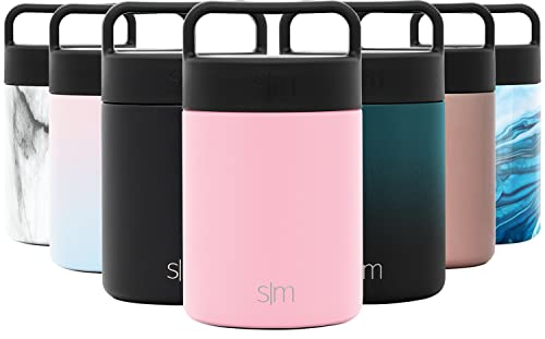 Simple Modern Food Jar Thermos For Hot Food | Reusable Stainless Steel Vacuum Insulated Leak Proof Lunch Storage For Smoothie Bowl, Soup, Oatmeal | Provision Collection | 12Oz | Blush #TOP6