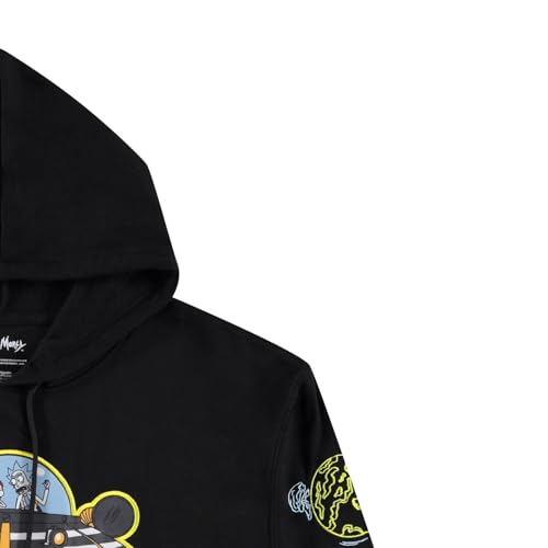 RICK AND MORTY Mens Varsity Jacket - Mens Classic Authentic Varsity Bomber Jacket4