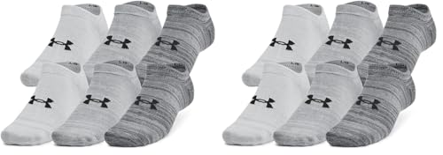 Image of Under Armour Unisex Adult Essential No Show Socks (6-Pairs)