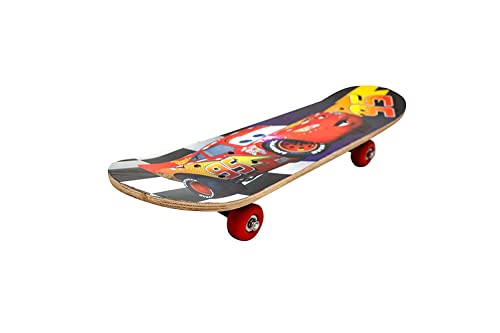 Image of BABAFAB Portable Handheld Lightweight Skateboard 24 inchX 6 inch Light Flashing 4 Wheels Mini Cruiser Skateboard, Beginners Longboard Suitable for Kids (95 car)