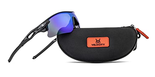 Image of Velocity Optics - S /VC2239 /C8R UV Protected Polycarbonate Lens Sports Sunglasses for Men Driving Cricket Fishing Cycling Sunglasses