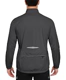 Little Donkey Andy Men's Cycling Jackets Reflective Packable Running Jacket Windproof...