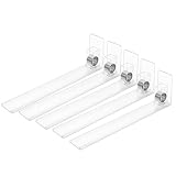 SHINEOFI Dosenorganisator 5 Stück Selbstschiebend mit Feder für Getränkedosen aus Kunststoff Transparenter Kühlschrank Getränkeabzieher für Kiosk und Ladenregale