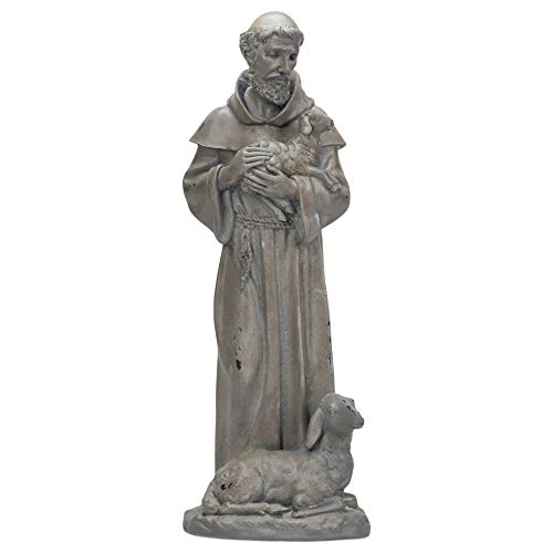 Roman Giftware Inc., Garden Collection, 15.25″ H ST Francis Statue,Religious, Inspirational, Durable (5x5x15)