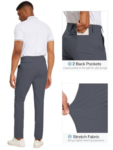 Image of TOPLOT Men's Casual Pants | Comfortable Fit Design | Clean Look Structure | Versatile Easy Movement Fit | Stylish Everyday Wear | Perfect for Casual & Travel Use (5223)