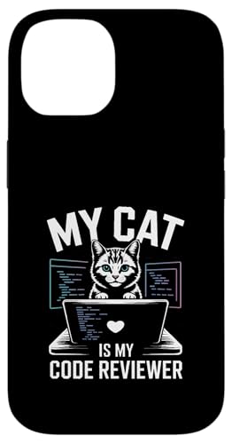 My Cat Is My Code Reviewer �ʔ����v���O���}�[ �X�}�z�P�[�X iPhone 14 �p