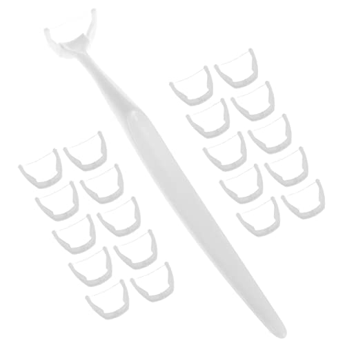 ROSENICE Forcella Filo interdentale per la Pulizia di Denti in Bianca (20pcs)